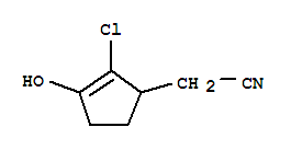 2-Cyclopentene-1-acetonitrile, 2-chloro-3-hydroxy-Structure,784126-09-6Structure 2-Cyclopentene-1-acetonitrile, 2-chloro-3-hydroxy- Structure,784126-09-6Structure