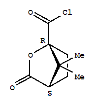 2-Oxabicyclo[2.2.1]heptane-1-carbonyl chloride, 7,7-dimethyl-3-oxo-, (1r)-(9ci) Structure,78436-33-6Structure