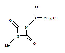 1,3-Diazetidine-2,4-dione, 1-(chloroacetyl)-3-methyl-(9ci)Structure,78488-11-6Structure 1,3-Diazetidine-2,4-dione, 1-(chloroacetyl)-3-methyl-(9ci) Structure,78488-11-6Structure