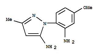 (9ci)-1-(2-氨基-4-甲氧基苯基)-3-甲基-1H-吡唑-5-胺結(jié)構(gòu)式_785003-65-8結(jié)構(gòu)式