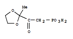 (9ci)-[2-(2-甲基-1,3-二氧雜烷-2-基)-2-氧代乙基]-磷酸結(jié)構(gòu)式_785034-43-7結(jié)構(gòu)式