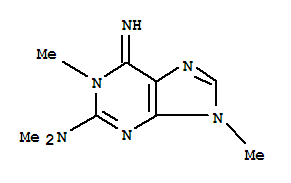(9ci)-6,9-二氫-6-亞氨基-n,n,1,9-四甲基-1H-嘌呤-2-胺結(jié)構(gòu)式_785716-00-9結(jié)構(gòu)式