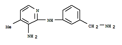 (9ci)-n2-[3-(氨基甲基)苯基]-4-甲基-2,3-吡啶二胺結(jié)構(gòu)式_785759-90-2結(jié)構(gòu)式