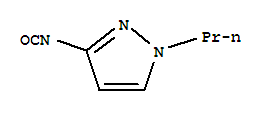 (9ci)-3-異氰?；?1-丙基-1H-吡唑結(jié)構(gòu)式_785781-22-8結(jié)構(gòu)式