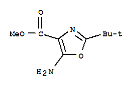(9ci)-5-氨基-2-(1,1-二甲基乙基)-4-噁唑羧酸甲酯結構式_785805-35-8結構式