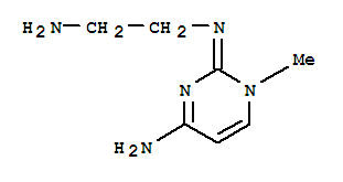 1,2-Ethanediamine,n-(4-amino-1-methyl-2(1h)-pyrimidinylidene)-(9ci)Structure,786586-27-4Structure 1,2-Ethanediamine,n-(4-amino-1-methyl-2(1h)-pyrimidinylidene)-(9ci) Structure,786586-27-4Structure