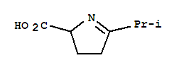 (9ci)-3,4-二氫-5-(1-甲基乙基)-2H-吡咯-2-羧酸結(jié)構(gòu)式_786602-80-0結(jié)構(gòu)式