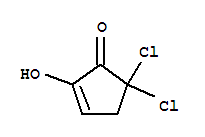 2-Cyclopenten-1-one, 5,5-dichloro-2-hydroxy-Structure,786703-13-7Structure 2-Cyclopenten-1-one, 5,5-dichloro-2-hydroxy- Structure,786703-13-7Structure