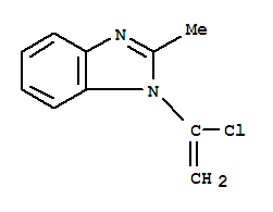 (9ci)-1-(1-氯乙烯)-2-甲基-1H-苯并咪唑結(jié)構(gòu)式_78708-24-4結(jié)構(gòu)式