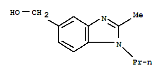(9ci)-2-甲基-1-丙基-1H-苯并咪唑-5-甲醇結構式_787496-72-4結構式