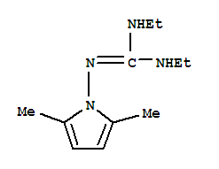 (9ci)-n-(2,5-二甲基-1H-吡咯-1-基)-N,N-二乙基-胍結構式_787498-19-5結構式