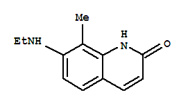 (9ci)-7-(乙基氨基)-8-甲基-2(1H)-喹啉酮結(jié)構(gòu)式_787510-48-9結(jié)構(gòu)式