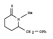2-Piperidinethione, 1-methyl-6-(phenoxymethyl)-Structure,787636-59-3Structure 2-Piperidinethione, 1-methyl-6-(phenoxymethyl)- Structure,787636-59-3Structure