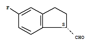 (1s)-(9ci)-5-氟-2,3-二氫-1H-茚-1-羧醛結(jié)構(gòu)式_789631-88-5結(jié)構(gòu)式