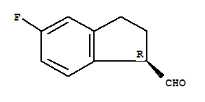(1r)-(9ci)-5-氟-2,3-二氫-1H-茚-1-羧醛結(jié)構(gòu)式_789632-01-5結(jié)構(gòu)式