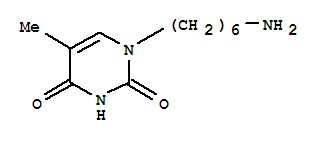 2,4(1H,3h)-pyrimidinedione,1-(6-aminohexyl)-5-methyl-(9ci)Structure,790167-37-2Structure 2,4(1H,3h)-pyrimidinedione,1-(6-aminohexyl)-5-methyl-(9ci) Structure,790167-37-2Structure