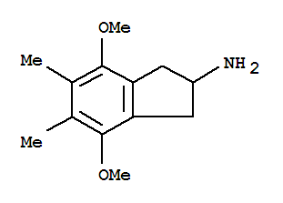 (9ci)-2,3-二氫-4,7-二甲氧基-5,6-二甲基-1H-茚-2-胺結(jié)構(gòu)式_790175-64-3結(jié)構(gòu)式