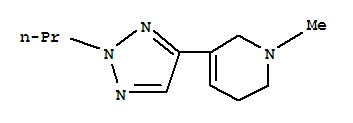 (9CI)-1,2,3,6-四氫-1-甲基-5-(2-丙基-2H-1,2,3-噻唑-4-基)-吡啶結(jié)構(gòu)式_790182-60-4結(jié)構(gòu)式