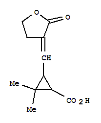 (9ci)-3-[(二氫-2-氧代-3(2H)-呋喃)甲基]-2,2-二甲基-環(huán)丙烷羧酸結(jié)構(gòu)式_790612-67-8結(jié)構(gòu)式