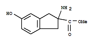 (9ci)-2-氨基-2,3-二氫-5-羥基-1H-茚-2-羧酸甲酯結(jié)構(gòu)式_790614-25-4結(jié)構(gòu)式