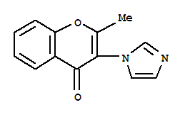 4H-1-benzopyran-4-one,3-(1h-imidazol-1-yl)-2-methyl-(9ci)Structure,790617-62-8Structure 4H-1-benzopyran-4-one,3-(1h-imidazol-1-yl)-2-methyl-(9ci) Structure,790617-62-8Structure