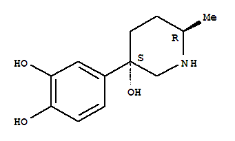 1,2-Benzenediol, 4-(3-hydroxy-6-methyl-3-piperidinyl)-, trans-(9ci)Structure,790639-49-5Structure 1,2-Benzenediol, 4-(3-hydroxy-6-methyl-3-piperidinyl)-, trans-(9ci) Structure,790639-49-5Structure