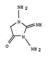 4-Imidazolidinone,1,3-diamino-2-imino-(9ci)Structure,790640-83-4Structure 4-Imidazolidinone,1,3-diamino-2-imino-(9ci) Structure,790640-83-4Structure