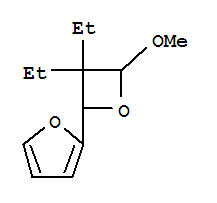 Furan, 2-(3,3-diethyl-4-methoxy-2-oxetanyl)-(9ci)Structure,790665-13-3Structure Furan, 2-(3,3-diethyl-4-methoxy-2-oxetanyl)-(9ci) Structure,790665-13-3Structure