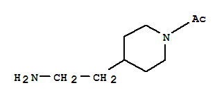 4-Piperidineethanamine, 1-acetyl-(9ci)Structure,791563-61-6Structure 4-Piperidineethanamine, 1-acetyl-(9ci) Structure,791563-61-6Structure