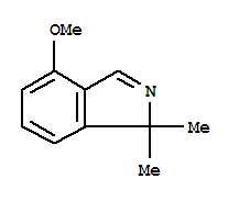 (9ci)-4-甲氧基-1,1-二甲基-1H-異吲哚結構式_791565-80-5結構式