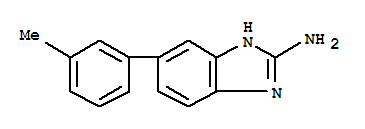 (9ci)-5-(3-甲基苯基)-1H-苯并咪唑-2-胺結構式_791595-73-8結構式