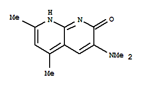 1,8-Naphthyridin-2(1h)-one,3-(dimethylamino)-5,7-dimethyl-(9ci)Structure,791723-11-0Structure 1,8-Naphthyridin-2(1h)-one,3-(dimethylamino)-5,7-dimethyl-(9ci) Structure,791723-11-0Structure