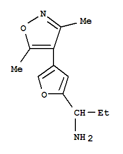 2-Furanmethanamine,4-(3,5-dimethyl-4-isoxazolyl)-alpha-ethyl-(9ci)Structure,791776-83-5Structure 2-Furanmethanamine,4-(3,5-dimethyl-4-isoxazolyl)-alpha-ethyl-(9ci) Structure,791776-83-5Structure
