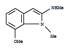 1H-indol-2-amine,7-methoxy-n,1-dimethyl-(9ci) Structure,791781-91-4Structure