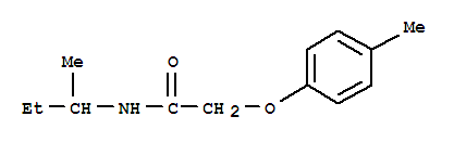 Acetamide, 2-(4-methylphenoxy)-n-(1-methylpropyl)-(9ci)Structure,791786-78-2Structure Acetamide, 2-(4-methylphenoxy)-n-(1-methylpropyl)-(9ci) Structure,791786-78-2Structure