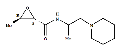 (2s,3r)-(9ci)-3-甲基-n-[1-甲基-2-(1-哌啶基)乙基]-環(huán)氧乙烷羧酰胺結構式_791855-86-2結構式