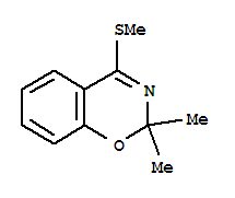 (9ci)-2,2-二甲基-4-(甲基硫代)-2H-1,3-苯并噁嗪結(jié)構(gòu)式_792133-57-4結(jié)構(gòu)式