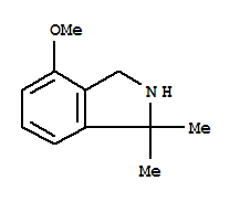 (9ci)-2,3-二氫-4-甲氧基-1,1-二甲基-1H-異吲哚結(jié)構(gòu)式_792167-87-4結(jié)構(gòu)式