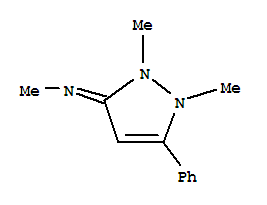 Methanamine, n-(1,2-dihydro-1,2-dimethyl-5-phenyl-3h-pyrazol-3-ylidene)-(9ci)Structure,792186-38-0Structure Methanamine, n-(1,2-dihydro-1,2-dimethyl-5-phenyl-3h-pyrazol-3-ylidene)-(9ci) Structure,792186-38-0Structure