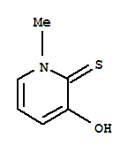 (9ci)-3-羥基-1-甲基-2(1H)-吡啶硫酮結(jié)構(gòu)式_79246-92-7結(jié)構(gòu)式