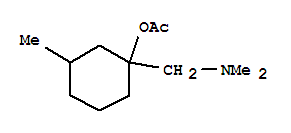 (9ci)-1-[(二甲基氨基)甲基]-3-甲基-乙酸環(huán)己醇酯結(jié)構(gòu)式_792845-44-4結(jié)構(gòu)式