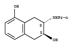 1,6-Naphthalenediol, 5,6,7,8-tetrahydro-7-(propylamino)-, trans-(9ci)Structure,792851-82-2Structure 1,6-Naphthalenediol, 5,6,7,8-tetrahydro-7-(propylamino)-, trans-(9ci) Structure,792851-82-2Structure