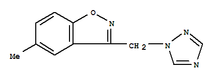1,2-Benzisoxazole,5-methyl-3-(1h-1,2,4-triazol-1-ylmethyl)-(9ci)Structure,792871-08-0Structure 1,2-Benzisoxazole,5-methyl-3-(1h-1,2,4-triazol-1-ylmethyl)-(9ci) Structure,792871-08-0Structure