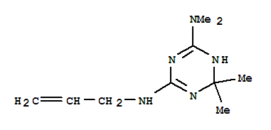 1,3,5-Triazine-2,4-diamine,1,6-dihydro-n,n,6,6-tetramethyl-n-2-propenyl-(9ci)Structure,792897-92-8Structure 1,3,5-Triazine-2,4-diamine,1,6-dihydro-n,n,6,6-tetramethyl-n-2-propenyl-(9ci) Structure,792897-92-8Structure
