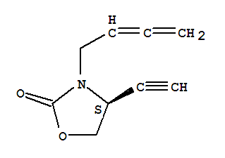 2-Oxazolidinone,3-(2,3-butadienyl)-4-ethynyl-,(4s)-(9ci)Structure,792950-36-8Structure 2-Oxazolidinone,3-(2,3-butadienyl)-4-ethynyl-,(4s)-(9ci) Structure,792950-36-8Structure