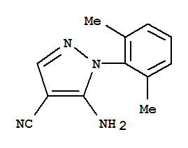 (9ci)-5-氨基-1-(2,6-二甲基苯基)-1H-吡唑-4-甲腈結(jié)構(gòu)式_792952-99-9結(jié)構(gòu)式