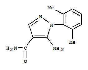 (9ci)-5-氨基-1-(2,6-二甲基苯基)-1H-吡唑-4-羧酰胺結(jié)構(gòu)式_792953-05-0結(jié)構(gòu)式
