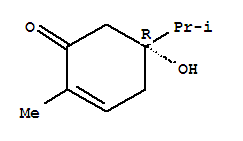(5r)-(9ci)-5-羥基-2-甲基-5-(1-甲基乙基)-2-環(huán)己烯-1-酮結(jié)構(gòu)式_792955-21-6結(jié)構(gòu)式