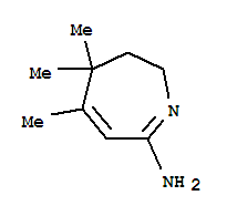 (9ci)-3,4-二氫-4,4,5-三甲基-2H-氮雜革-7-胺結(jié)構(gòu)式_793650-25-6結(jié)構(gòu)式