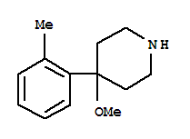 Piperidine, 4-methoxy-4-(2-methylphenyl)-(9ci)Structure,793664-56-9Structure Piperidine, 4-methoxy-4-(2-methylphenyl)-(9ci) Structure,793664-56-9Structure